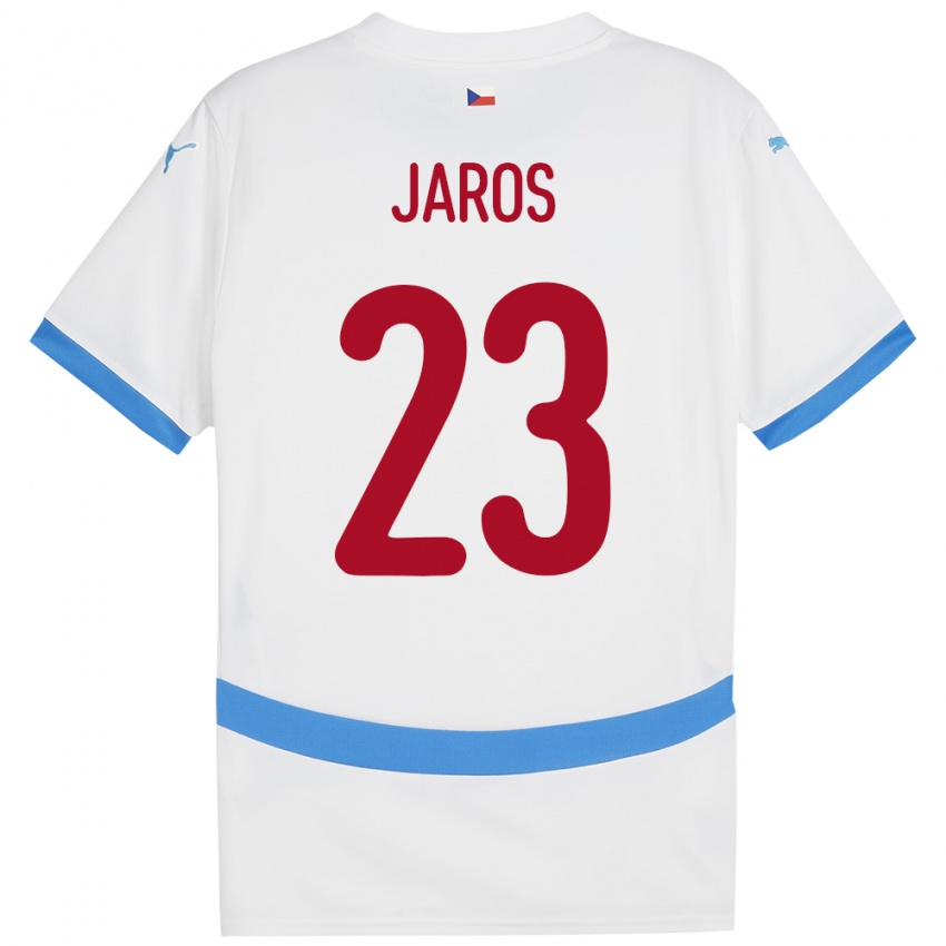 Niño Camiseta Chequia Vitezslav Jaros #23 Blanco 2ª Equipación 24-26 La Camisa México