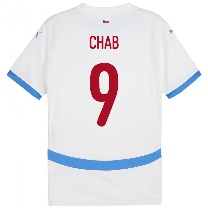 Niño Camiseta Chequia Adam Chab #9 Blanco 2ª Equipación 24-26 La Camisa México