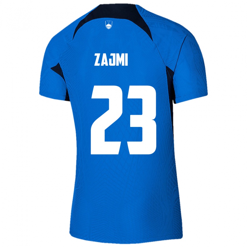 Niño Camiseta Eslovenia Luana Zajmi #23 Azul 2ª Equipación 24-26 La Camisa México