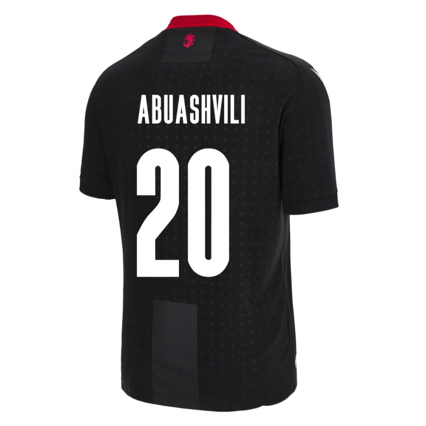 Niño Camiseta Georgia Giorgi Abuashvili #20 Negro 2ª Equipación 24-26 La Camisa México