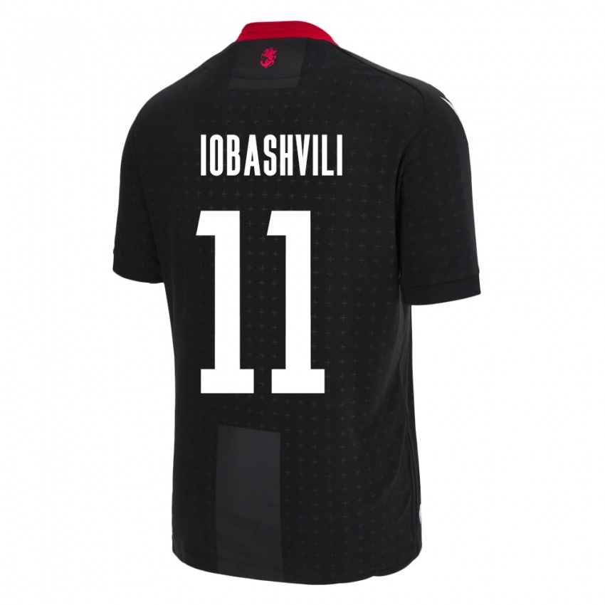 Niño Camiseta Georgia Jaduli Iobashvili #11 Negro 2ª Equipación 24-26 La Camisa México