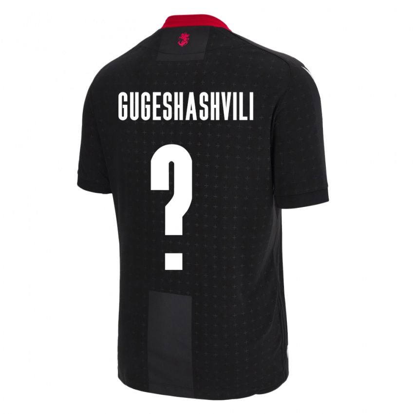 Niño Camiseta Georgia Zaza Gugeshashvili #0 Negro 2ª Equipación 24-26 La Camisa México