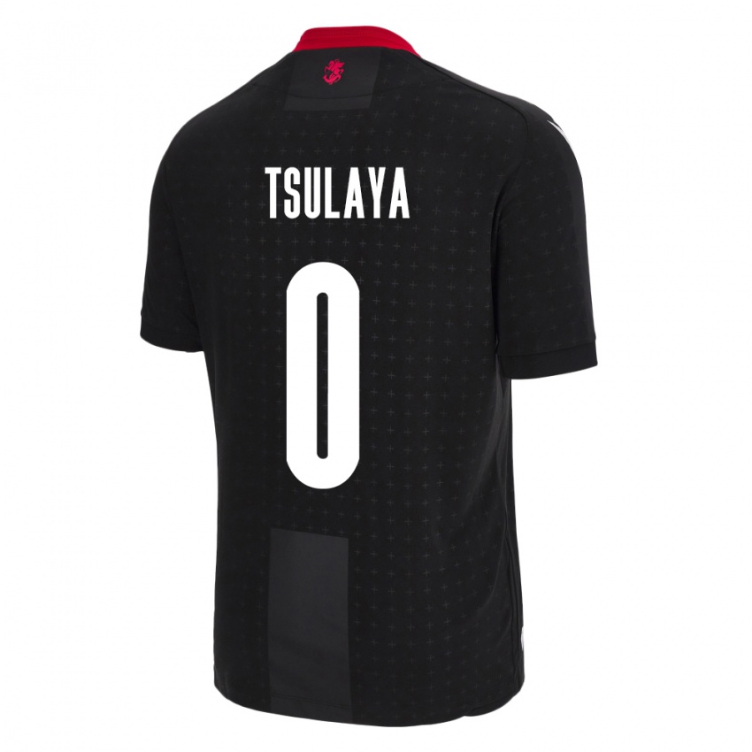 Niño Camiseta Georgia Ana Tsulaya #0 Negro 2ª Equipación 24-26 La Camisa México