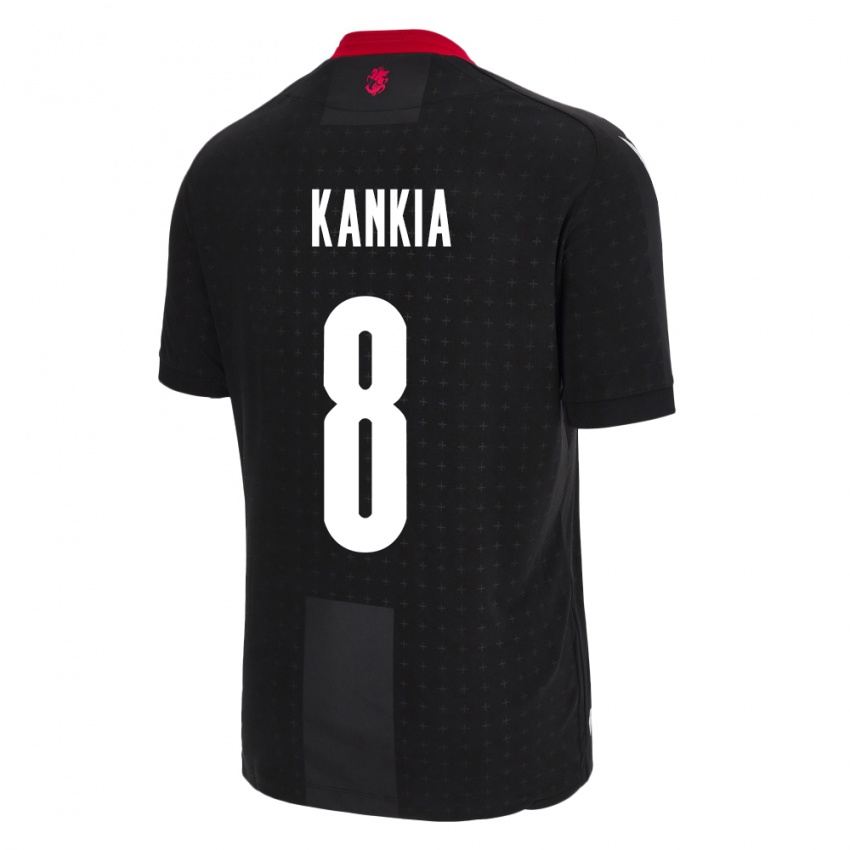 Niño Camiseta Georgia Lizzie Kankia #8 Negro 2ª Equipación 24-26 La Camisa México