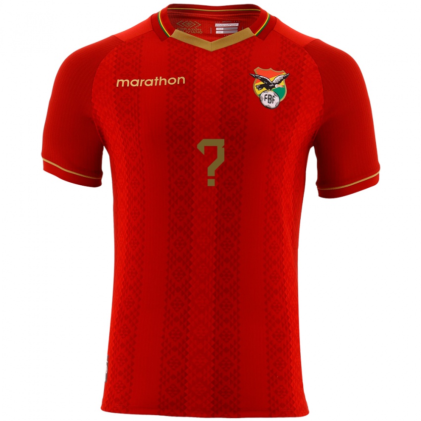 Niño Camiseta Bolivia Franz Gonzales #0 Rojo 2ª Equipación 24-26 La Camisa México