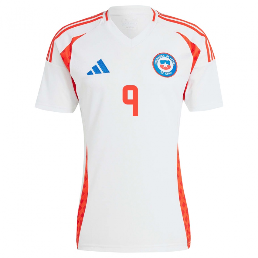 Niño Camiseta Chile Sonya Keefe #9 Blanco 2ª Equipación 24-26 La Camisa México