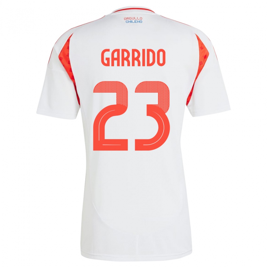 Niño Camiseta Chile Pedro Garrido #23 Blanco 2ª Equipación 24-26 La Camisa México