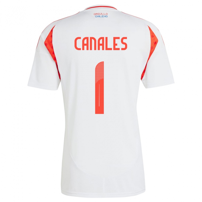 Niño Camiseta Chile Antonia Canales #1 Blanco 2ª Equipación 24-26 La Camisa México