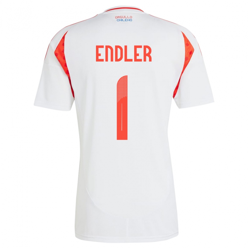 Niño Camiseta Chile Christiane Endler #1 Blanco 2ª Equipación 24-26 La Camisa México