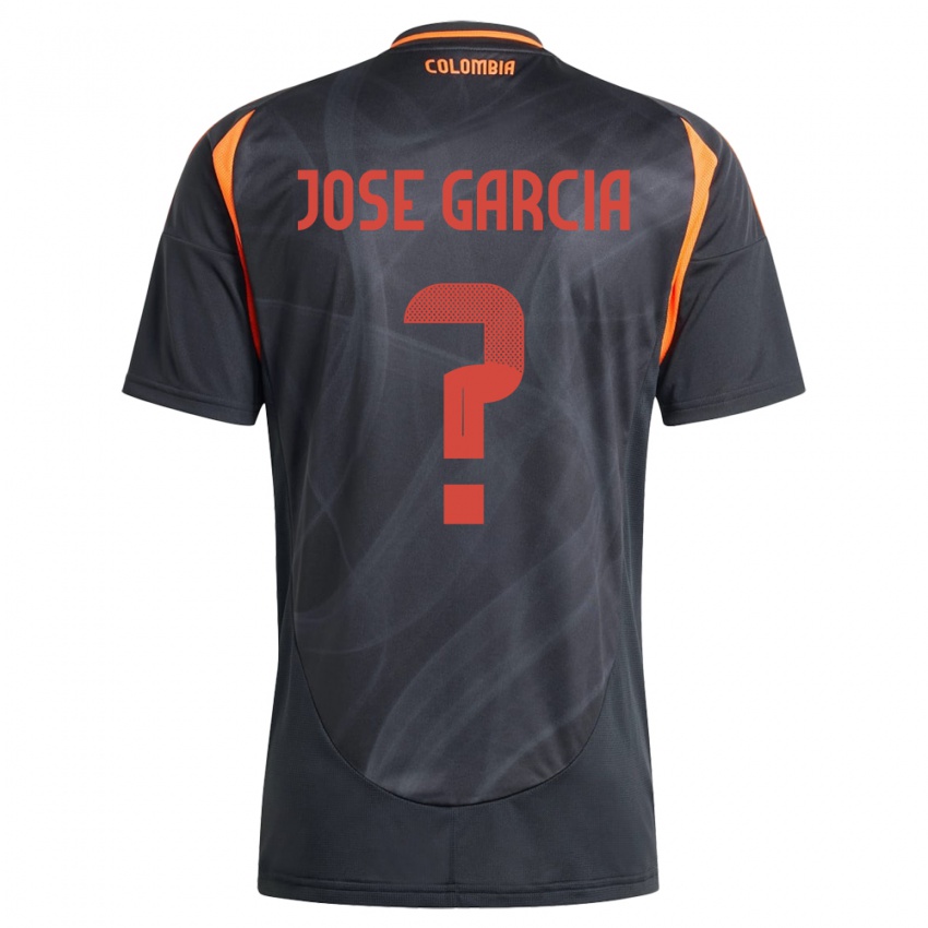 Niño Camiseta Colombia José García #0 Negro 2ª Equipación 24-26 La Camisa México