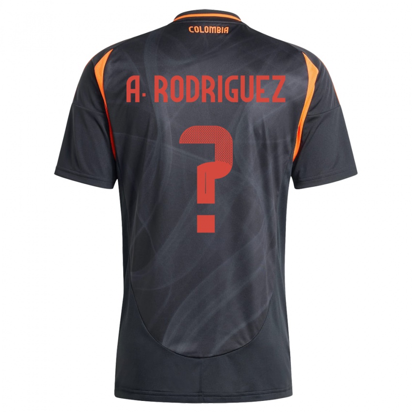 Niño Camiseta Colombia Andrés Rodríguez #0 Negro 2ª Equipación 24-26 La Camisa México