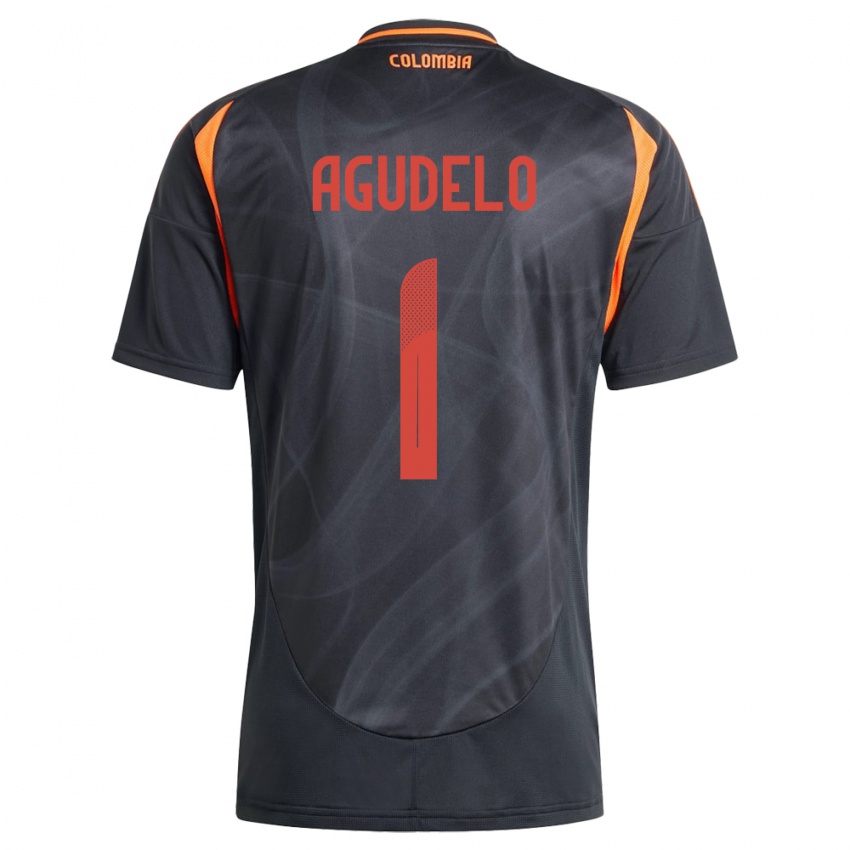 Niño Camiseta Colombia Luisa Agudelo #1 Negro 2ª Equipación 24-26 La Camisa México