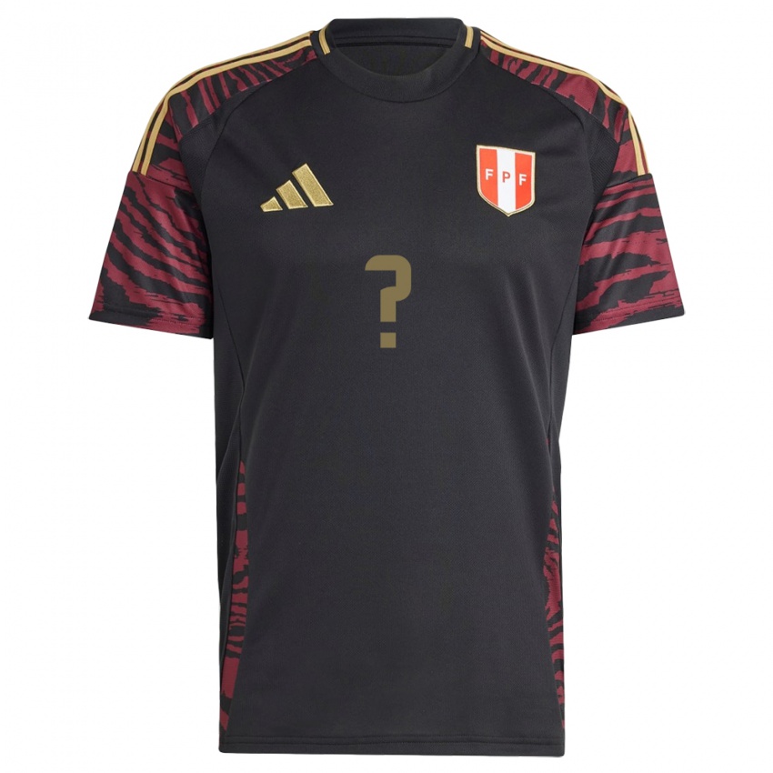 Niño Camiseta Perú Nicolás Amasifuén #0 Negro 2ª Equipación 24-26 La Camisa México