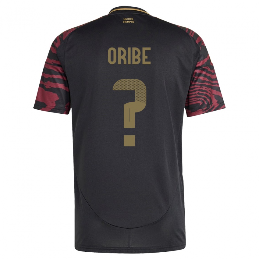 Niño Camiseta Perú Fabiana Oribe #0 Negro 2ª Equipación 24-26 La Camisa México