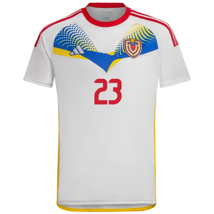 Niño Camiseta Venezuela Salomón Rondón #23 Blanco 2ª Equipación 24-26 La Camisa México