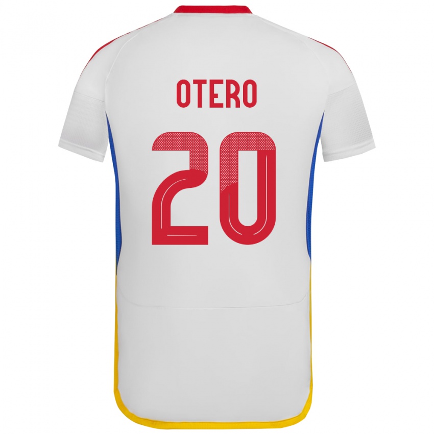 Niño Camiseta Venezuela Rómulo Otero #20 Blanco 2ª Equipación 24-26 La Camisa México