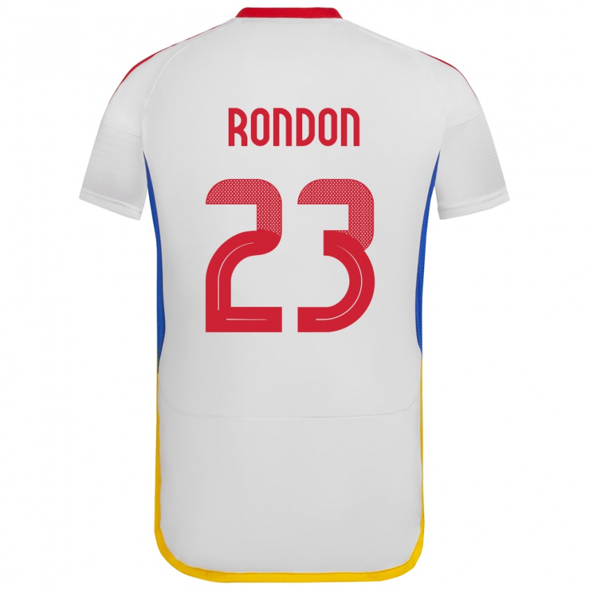 Niño Camiseta Venezuela Salomón Rondón #23 Blanco 2ª Equipación 24-26 La Camisa México