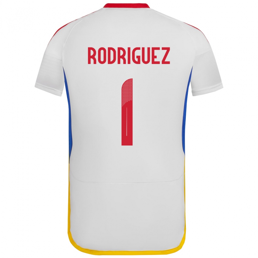 Niño Camiseta Venezuela Samuel Rodriguez #1 Blanco 2ª Equipación 24-26 La Camisa México