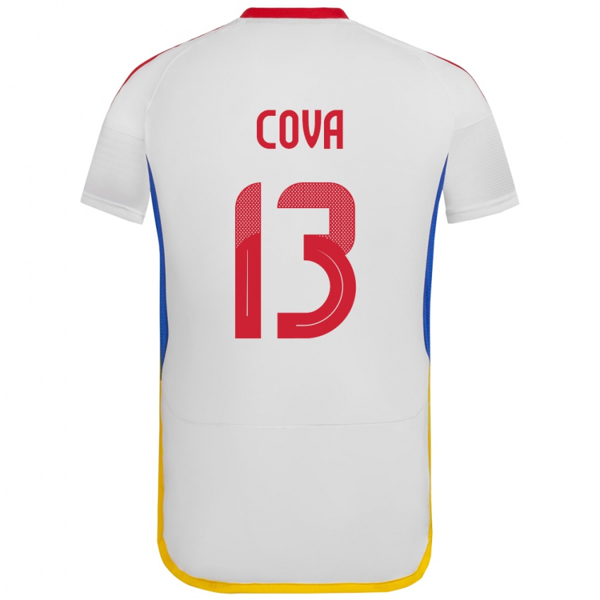 Niño Camiseta Venezuela Alejandro Cova #13 Blanco 2ª Equipación 24-26 La Camisa México