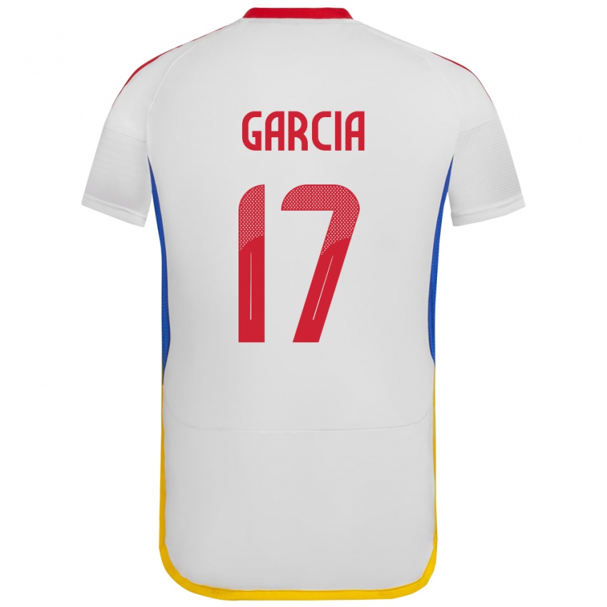 Niño Camiseta Venezuela Gabriela García #17 Blanco 2ª Equipación 24-26 La Camisa México