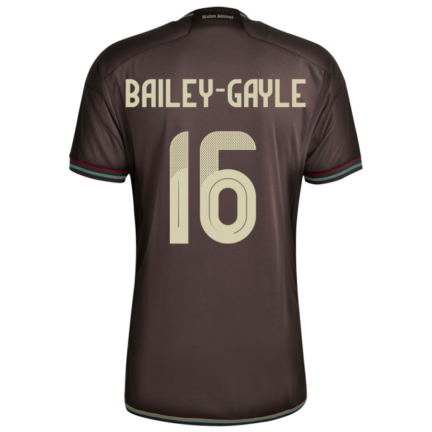 Niño Camiseta Jamaica Paige Bailey-Gayle #16 Marrón Noche 2ª Equipación 24-26 La Camisa México