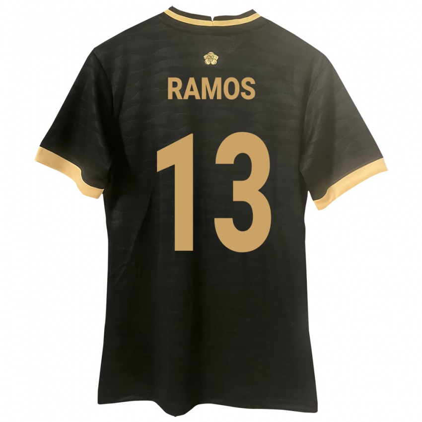 Niño Camiseta Panamá Jiovany Ramos #13 Negro 2ª Equipación 24-26 La Camisa México