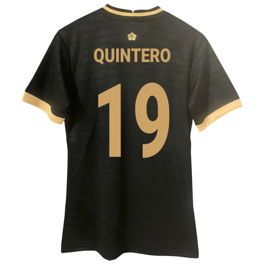 Niño Camiseta Panamá Alberto Quintero #19 Negro 2ª Equipación 24-26 La Camisa México