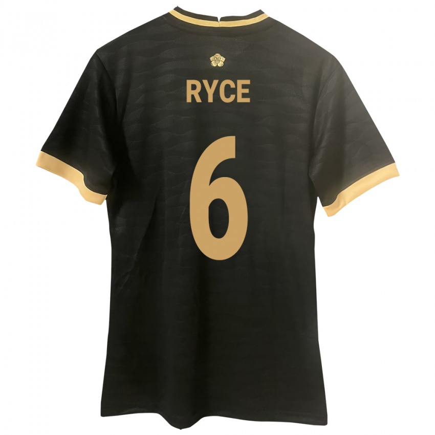 Niño Camiseta Panamá Anel Ryce #6 Negro 2ª Equipación 24-26 La Camisa México