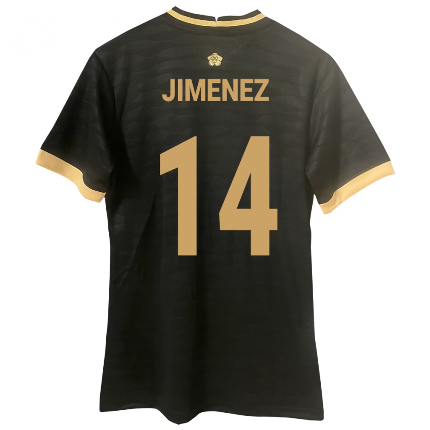 Niño Camiseta Panamá Juan Jiménez #14 Negro 2ª Equipación 24-26 La Camisa México