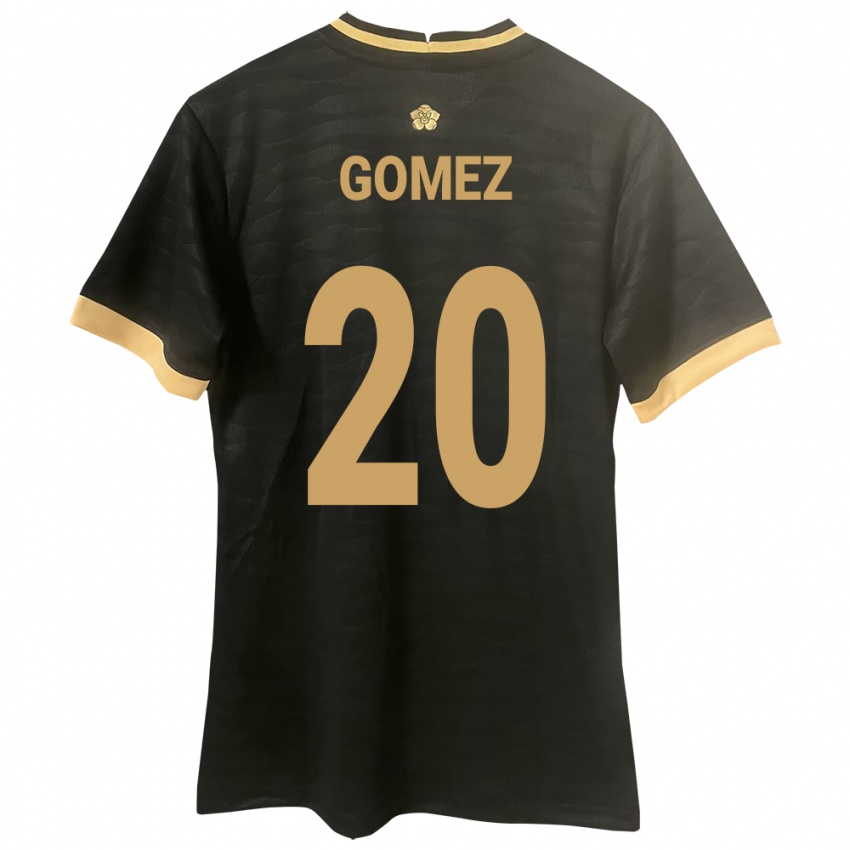 Niño Camiseta Panamá Ernesto Gómez #20 Negro 2ª Equipación 24-26 La Camisa México