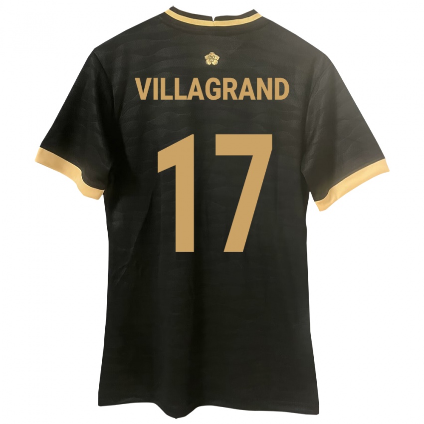 Niño Camiseta Panamá Gabriela Villagrand #17 Negro 2ª Equipación 24-26 La Camisa México