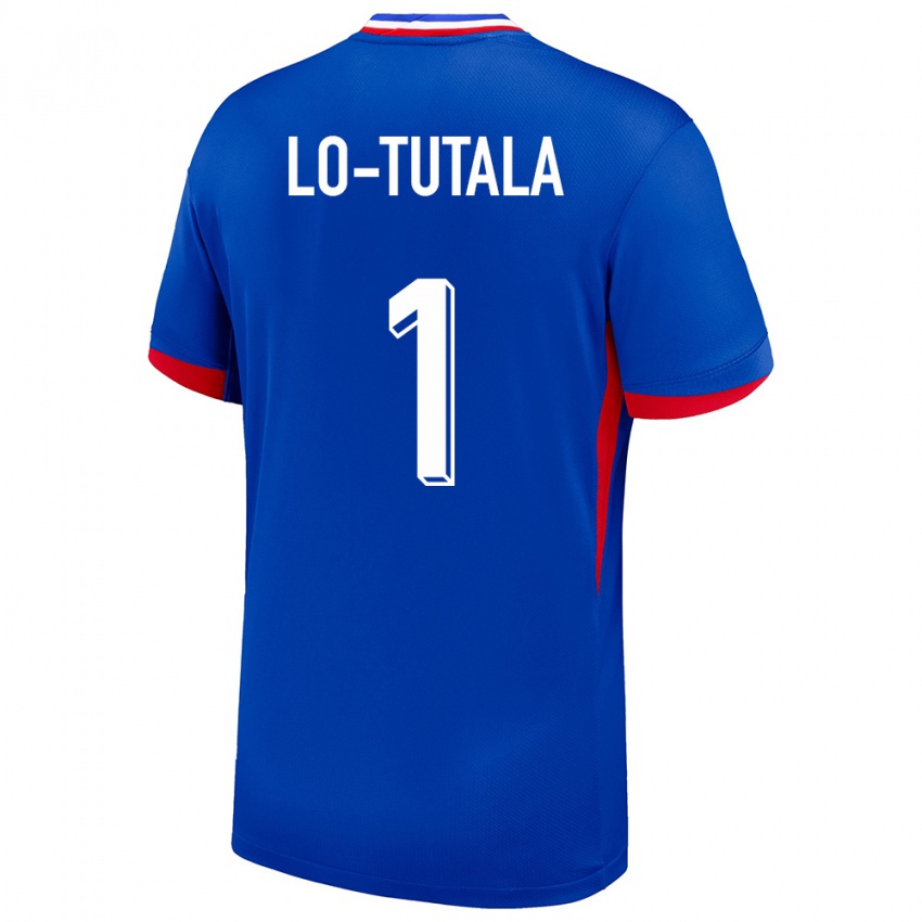 Hombre Camiseta Francia Thimothee Lo Tutala #1 Azul 1ª Equipación 24-26 La Camisa México