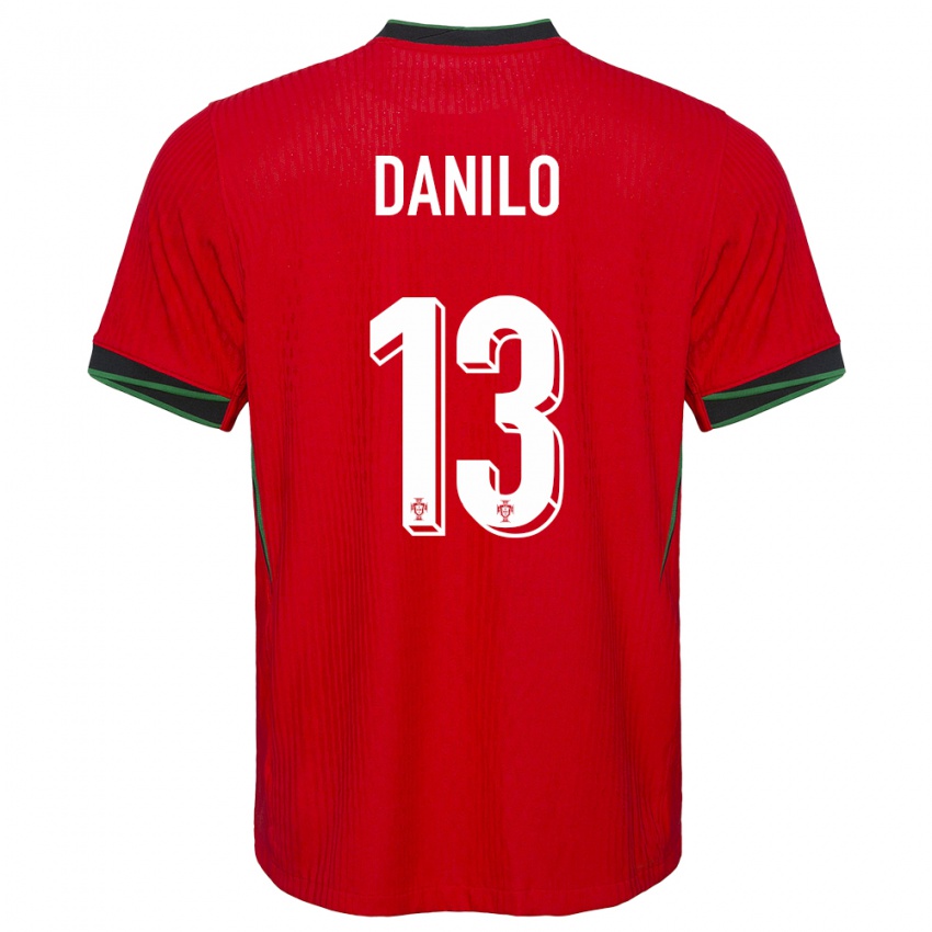 Hombre Camiseta Portugal Danilo Pereira #13 Rojo 1ª Equipación 24-26 La Camisa México