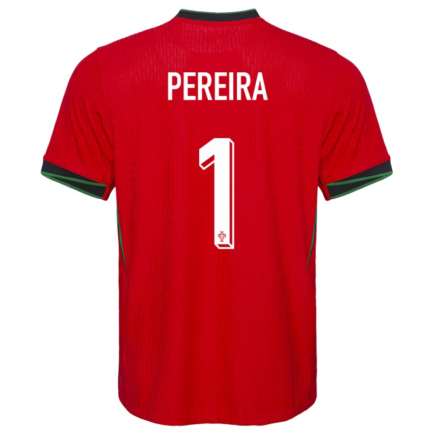 Hombre Camiseta Portugal Ines Pereira #1 Rojo 1ª Equipación 24-26 La Camisa México