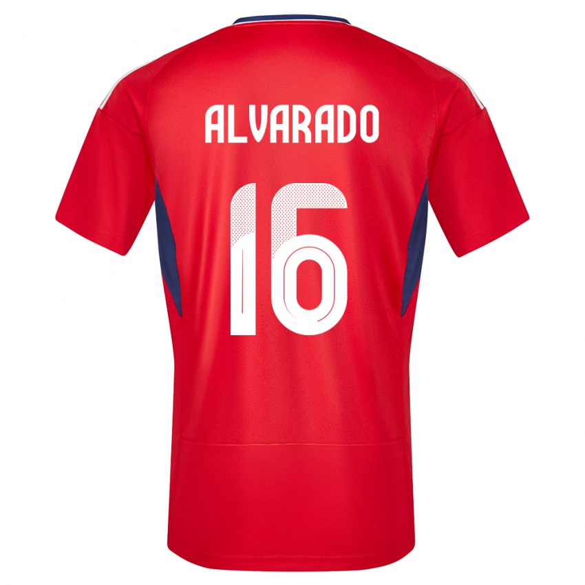 Hombre Camiseta Costa Rica Katherine Alvarado #16 Rojo 1ª Equipación 24-26 La Camisa México