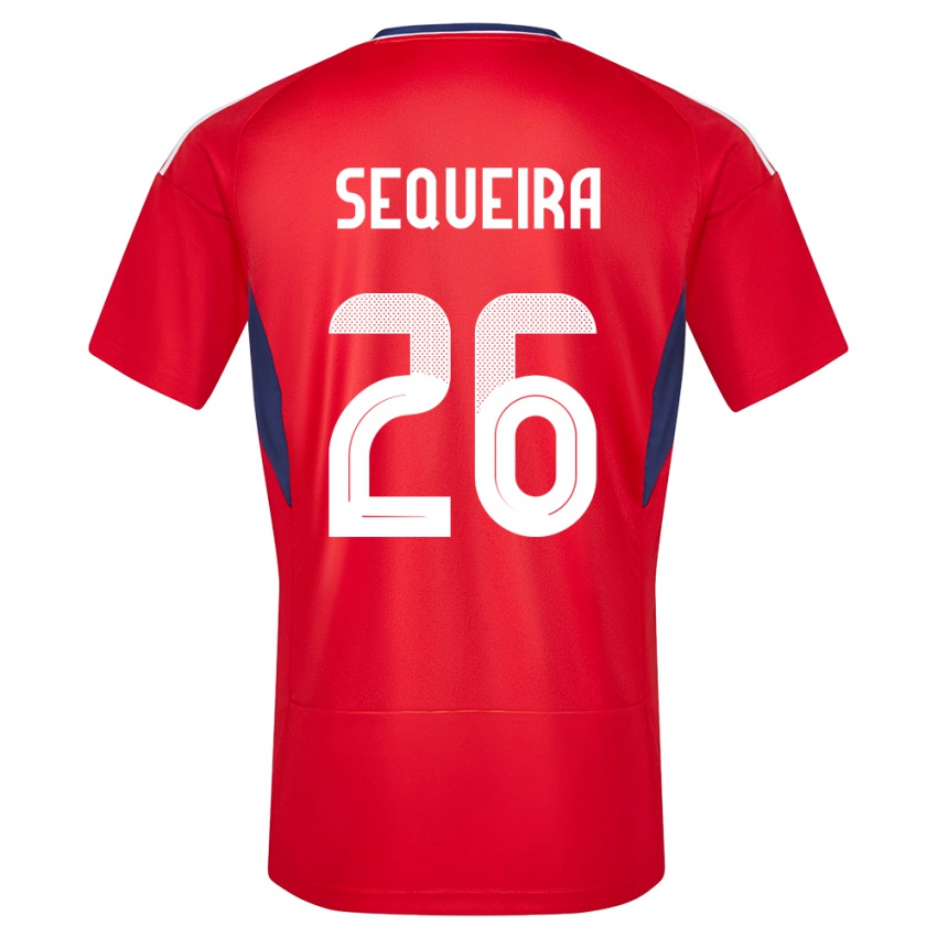 Hombre Camiseta Costa Rica Douglas Sequeira #26 Rojo 1ª Equipación 24-26 La Camisa México