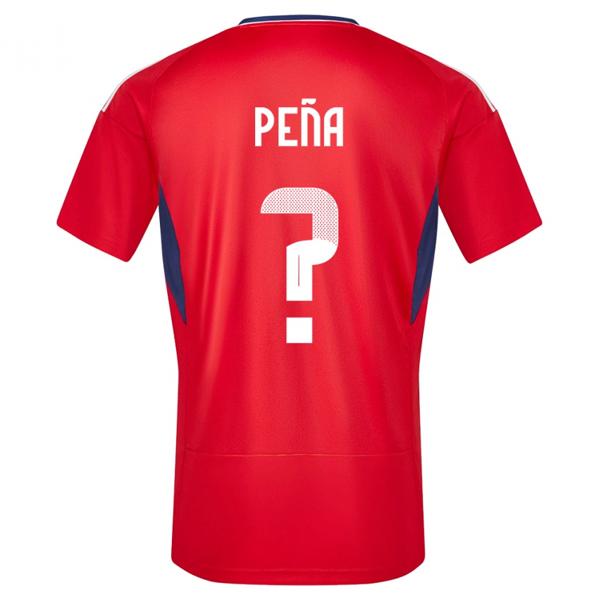 Hombre Camiseta Costa Rica Randy Pena #0 Rojo 1ª Equipación 24-26 La Camisa México