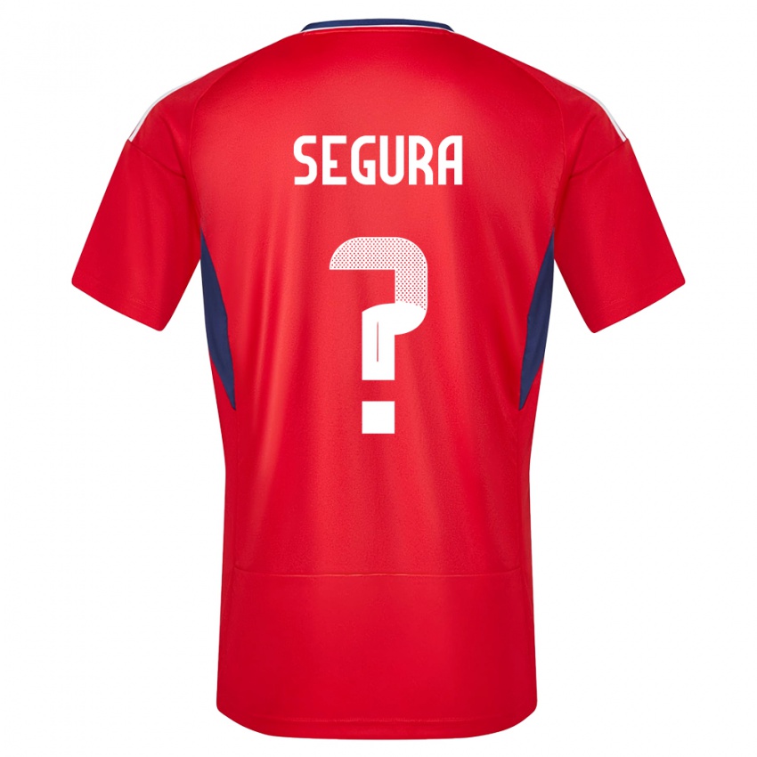 Hombre Camiseta Costa Rica Oscar Segura #0 Rojo 1ª Equipación 24-26 La Camisa México