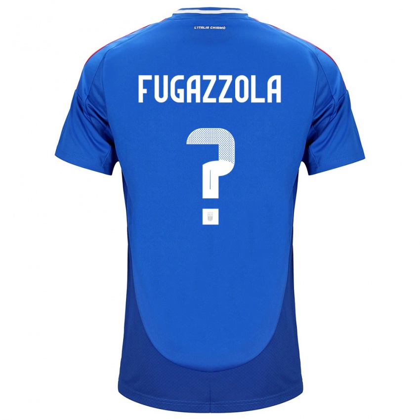 Hombre Camiseta Italia Marcello Fugazzola #0 Azul 1ª Equipación 24-26 La Camisa México