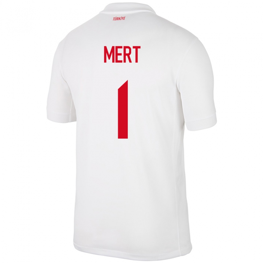 Hombre Camiseta Turquía Mert Günok #1 Blanco 1ª Equipación 24-26 La Camisa México