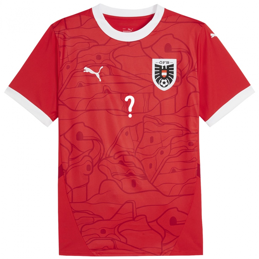 Hombre Camiseta Austria Mücahit Ibrahimoglu #0 Rojo 1ª Equipación 24-26 La Camisa México