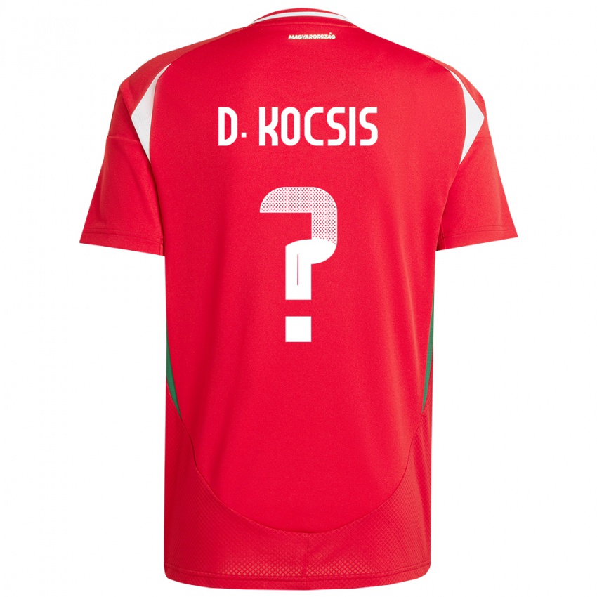 Hombre Camiseta Hungría Dominik Kocsis #0 Rojo 1ª Equipación 24-26 La Camisa México