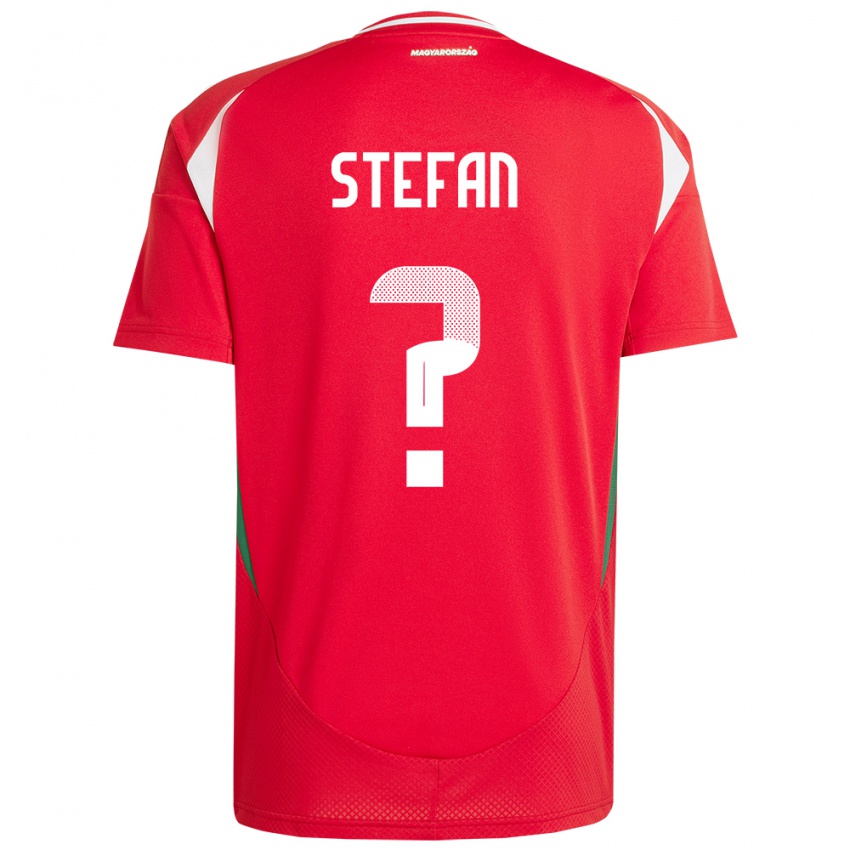 Hombre Camiseta Hungría Raúl Stefan #0 Rojo 1ª Equipación 24-26 La Camisa México