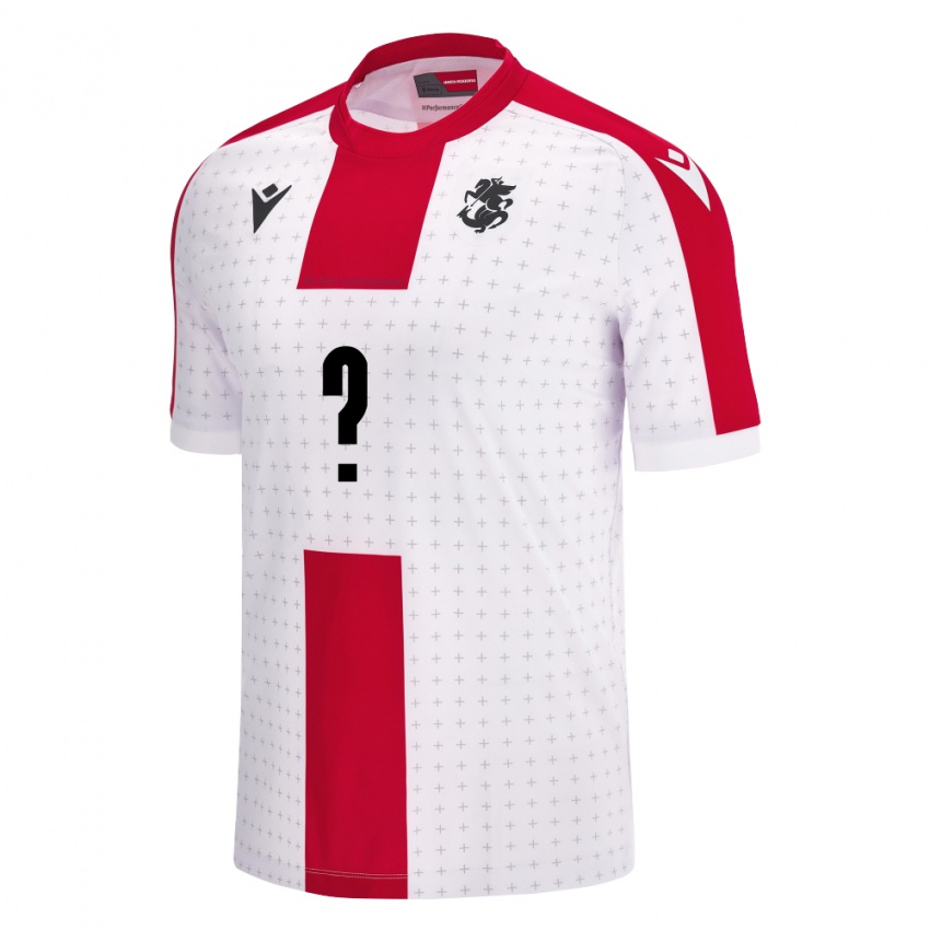 Hombre Camiseta Georgia Giorgi Gvasalia #0 Blanco 1ª Equipación 24-26 La Camisa México