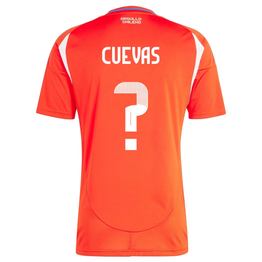 Hombre Camiseta Chile Yastin Cuevas #0 Rojo 1ª Equipación 24-26 La Camisa México