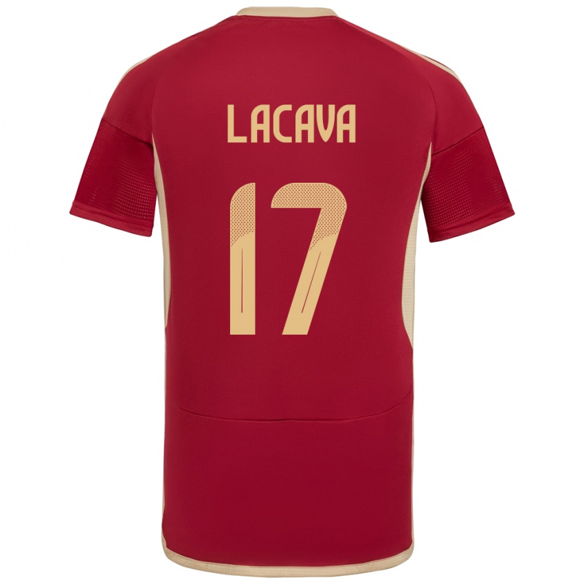 Hombre Camiseta Venezuela Matías Lacava #17 Borgoña 1ª Equipación 24-26 La Camisa México