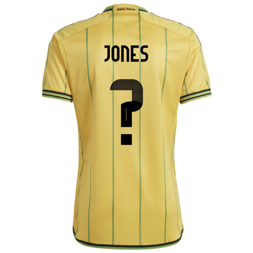 Hombre Camiseta Jamaica Rachel Jones #0 Amarillo 1ª Equipación 24-26 La Camisa México