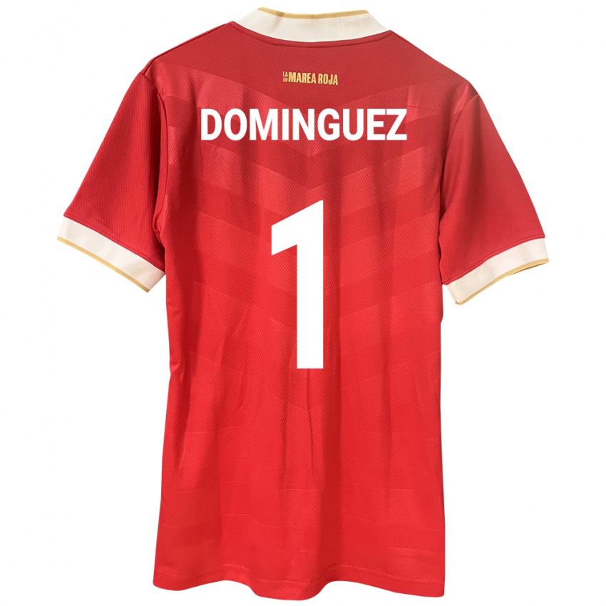 Hombre Camiseta Panamá Valeska Domínguez #1 Rojo 1ª Equipación 24-26 La Camisa México