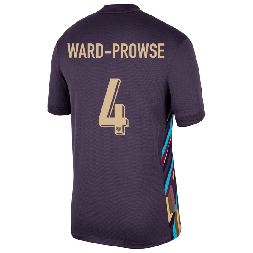 Hombre Camiseta Inglaterra James Ward-Prowse #4 Pasa Oscura 2ª Equipación 24-26 La Camisa México