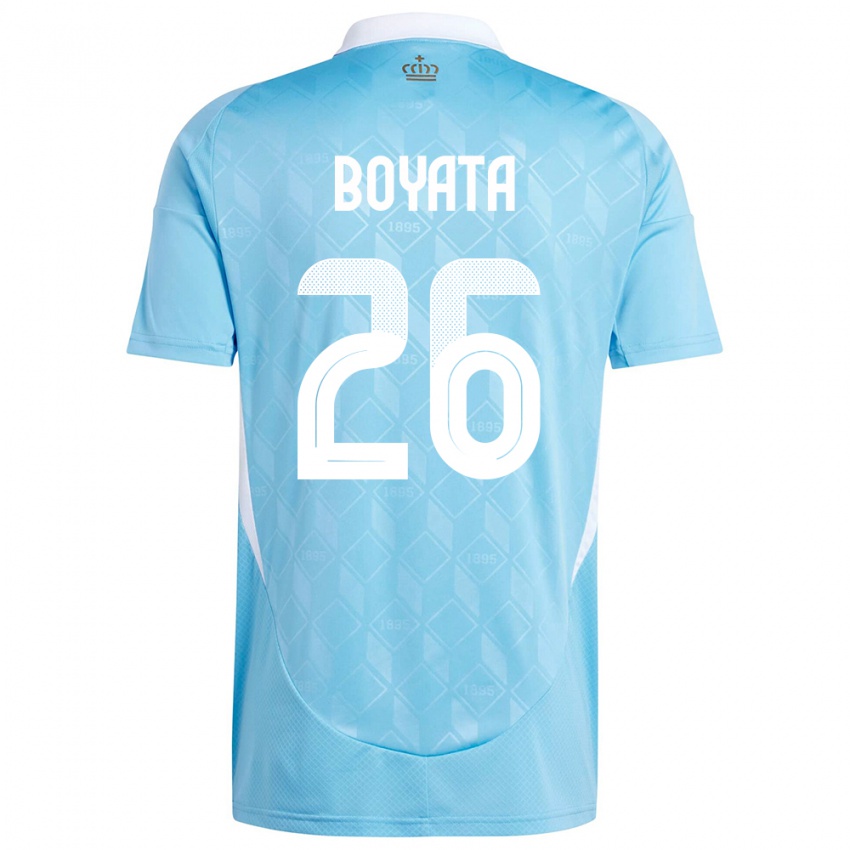 Hombre Camiseta Bélgica Dedryck Boyata #26 Azul 2ª Equipación 24-26 La Camisa México